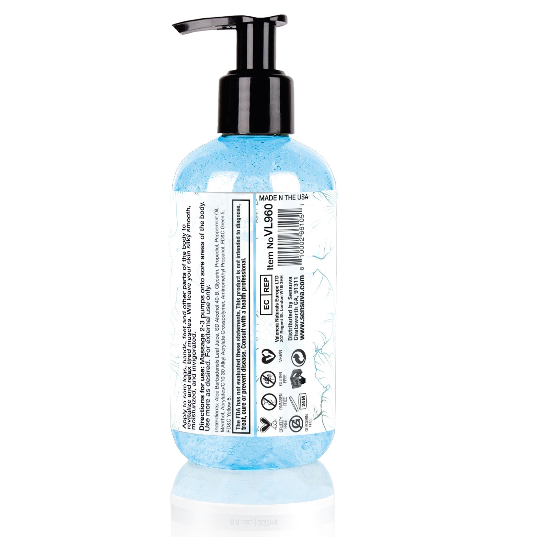ELXYR Peppermint Body Gel